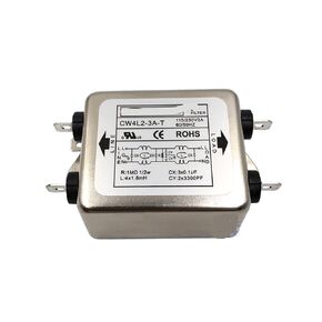 CW4L2-3A/6A/10A/15A/20A-T Bipolar Filter Power Filter Enhanced T Single-Phase AC Anti-Interference(CW4L2-6A-T) in Saudi Arabia