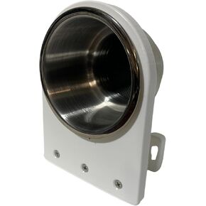 Pontoon Rail Cup Holder - (1-1/8") or (1-1/4") Square Rail (White) in Saudi Arabia