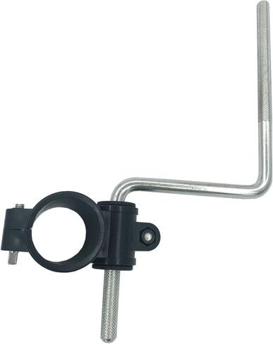 Electronic Drum Rack Mounting Clamp with Z Shaped Rod, 1.45inch Drum Rack T Clamp Tom Drum Pad Mount Holder for Electronic Drum Kit in Saudi Arabia