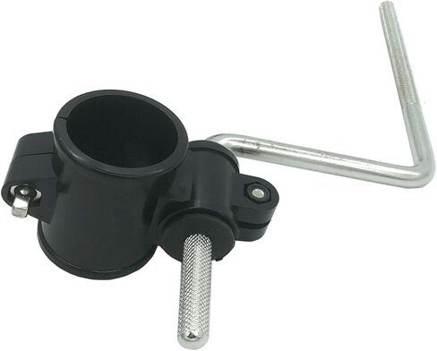 Electronic Drum Rack Mounting Clamp with Z Shaped Rod, 1.45inch Drum Rack T Clamp Tom Drum Pad Mount Holder for Electronic Drum Kit in Saudi Arabia