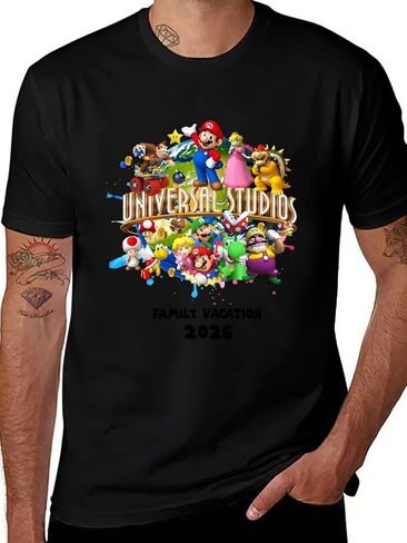 2026 Super Game Movies Mario Galaxy T-Shirt for Men Women Kids in Saudi Arabia