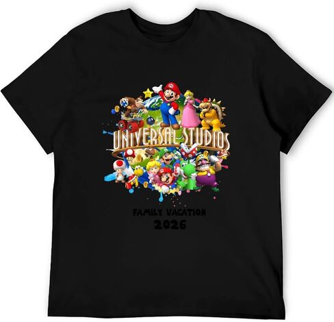 2026 Super Game Movies Mario Galaxy T-Shirt for Men Women Kids in Saudi Arabia