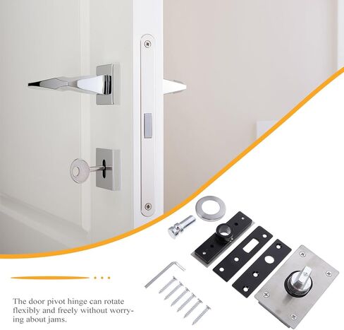 Zerodeko Heavy Duty Pivot Hinge for Wood Doors with Durable Rotation Shaft for Interior and Cabinet Use in Saudi Arabia