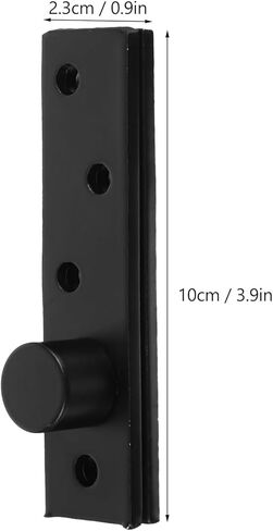 Heavy Duty 360° Rotatable Stainless Steel Hidden Door Pivot Hinge Matte Black Concealed Shaft Hinge for Wood Doors Hardware in Saudi Arabia