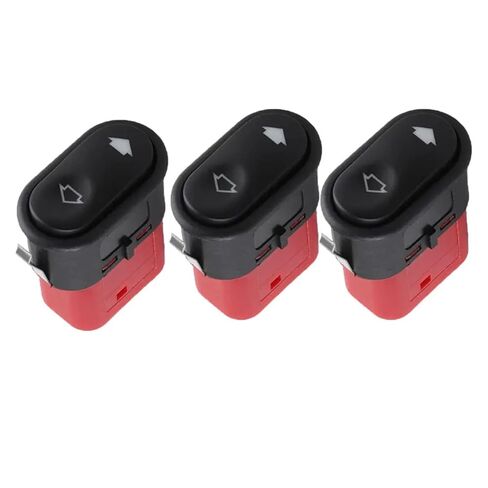 Power Window Switch Compatible with Fiesta Escort Contour Transit Mercury Cougar Auto Part 95BG-14529-AB 95BG14529AB(Red) in Saudi Arabia