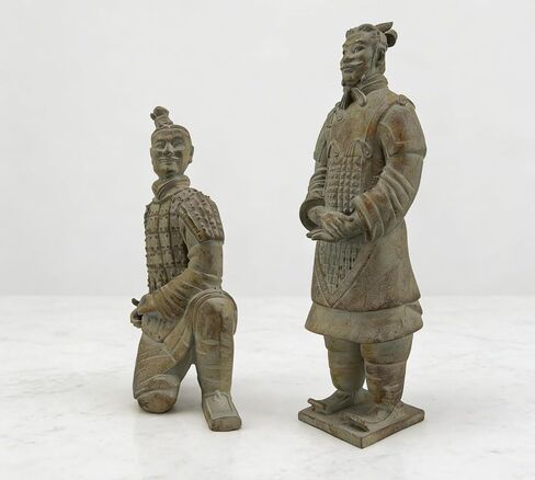 Artgenius Collectibles Terracotta Warriors Figurine Handmade Terracotta Warriors Statue Magnet Gift (4.4IN) in Saudi Arabia