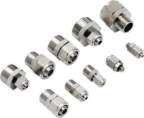 Pneumatic Quick-Twist Joint Straight-Through Lock Nut Pc6-1/8-2/10-3/12-4 Points 16mm Air Pipe 1Pcs(PC16-04) in Kuwait