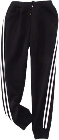 بنطال رياضي شتوي مبطن بالصوف، بنطال رياضي شيربا مخطط للنساء in Kuwait