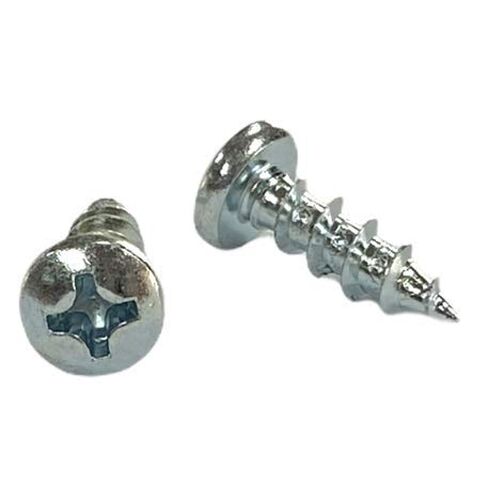Cabentry Brand | Wood Screws | Pan Head | Phillips Drive | #8 | 7/8 Inch | Deep Thread | Type 17 Point | Zinc Finish | 100 Pack in Saudi Arabia