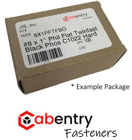 Cabentry Brand | Wood Screws | Pan Head | Phillips Drive | #8 | 7/8 Inch | Deep Thread | Type 17 Point | Zinc Finish | 100 Pack in Saudi Arabia
