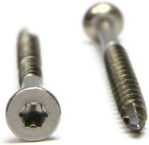 Star Drive Deck Screws 316 Stainless Steel Bugle Head Type 17 Point - #8 x 1-5/8" Qty 25 in Saudi Arabia