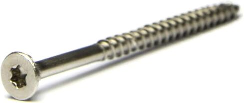 Star Drive Deck Screws 316 Stainless Steel Bugle Head Type 17 Point - #8 x 1-5/8" Qty 25 in Saudi Arabia
