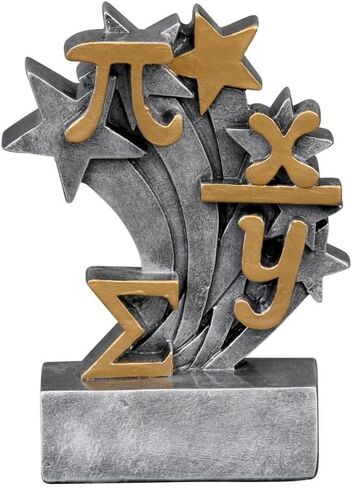 Decade Awards Personalized Math Trophy - Engraved Star Blast Academic Award for Students Teachers or Teams - Math Competition or School Champion Prize - Customize Now (4.75 Inch) in Saudi Arabia