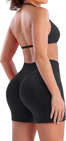 SUUKSESS النساء 2 قطعة تجريب مجموعات الرسن الرقبة مبطن حمالة صدر رياضية سلس مخفي قطب الورك رفع السائق السراويل in Saudi Arabia