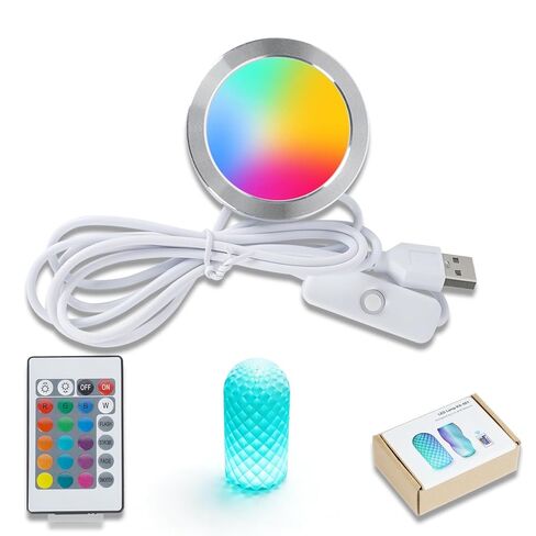 Led Lamp Kit for Bambu Lab, Led Lamp Kit 001 for Bambu Lamp Kit 3D Printer Led Lights Puck Light Makerworld Model Light 5 Volt Led Project Light Craft DIY Accessories (3PCS RGB Colors) in Saudi Arabia