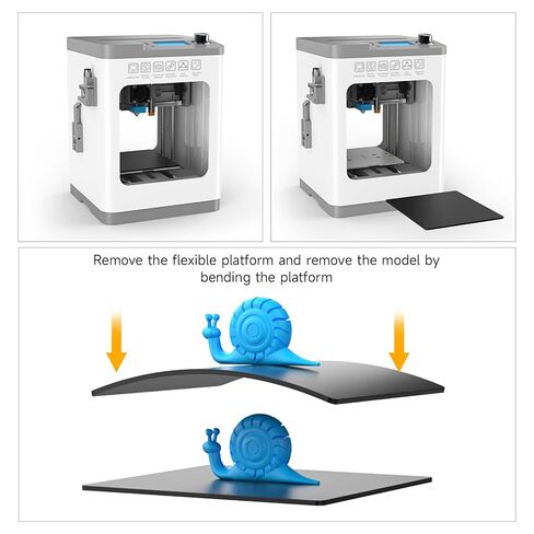 2 Pack Flexible and Removable Magnetic Build Plates for Tina2 Basic 3D Printer 110 X 120MM, Flexible Platforms and Not Used with Heatable TINA2S and Tina2Plus WiFi 3D Printers in Saudi Arabia
