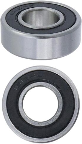 Crapyt 1616-2RS Double Seal Bearings, ID 12.7mm x OD 28.575mm x Width 9.525mm Deep Groove Ball Bearings, for Industrial Machine, Motorcycle, Automobile, Power Tools and Mechanical Equipment, 10 Pcs in Saudi Arabia