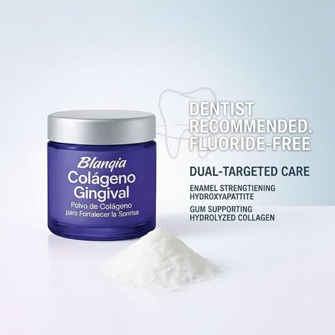 Colageno Gingival Hydroxyapatite & Collagen Tooth Powder | Enamel Strengthening & Gum Support | Fluoride Free, SLS Free, Mint | 50g in Saudi Arabia