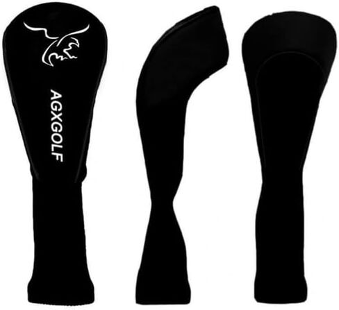 أغطية رأس طويلة الرقبة. اختر السائق أو Fairway Woods أو الهجين أو المجموعات: يناسب جميع العلامات التجارية لليد اليسرى أو اليمنى. أسود مع تطريز أبيض؛ حافظ على نوادي الجولف الخاصة بك آمنة in Kuwait