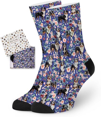 Dogs Socks for Women, Dog Lover Gifts for Women, Funny Novelty Soft Comfort Socks, Gift for Dog Mom in Kuwait
