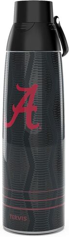 زجاجة مياه Tervis Venture Alabama Crimson Tide - كوب سفر معزول ثلاثي السرعة بالكامل يحافظ على المشروبات باردة وساخنة، 36oz، من الفولاذ المقاوم للصدأ in Saudi Arabia