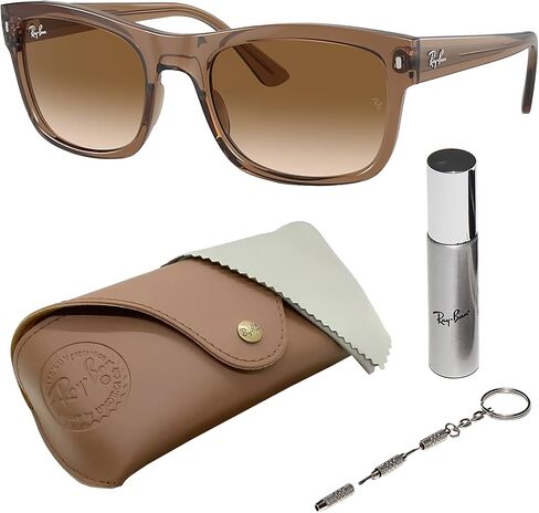 Ray-Ban RB4428F Square Shaped Sunglasses for Men & Women with Official RAYBAN Eyewear Kit in Saudi Arabia