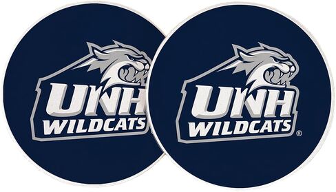 قاعدة أكواب السيارة من ديزيرت كاكتوس أوف نيو هامبشاير، UNH Wildcats ماصة من الحجر الرملي، مجموعة من 2 (تصميم أ) in Saudi Arabia