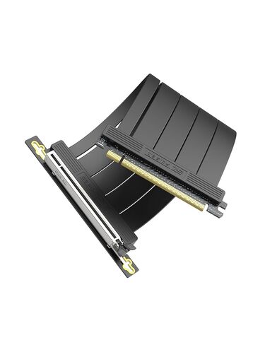 Ezdiy-Fab PCIe 5.0 X16 Riser Cable ، عرض النطاق الترددي 128GB/S ، لـ RTX 50/40 & RX 9000/7000 GPU ، بطاقة امتداد PCIE ، متوافقة مع PCIE 4.0/3.0 ، GPU MOUNTRIGHT angle-20cm ، Black in Saudi Arabia