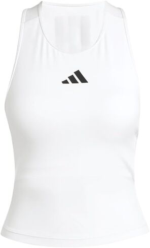 حمالة صدر بدون أكمام للسيدات من adidas Primelift Racerback 3-Stripes - أبيض in Saudi Arabia