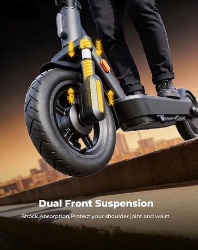 Electric Scooter 44 Miles Long Range, Electric Scooter Adults with 12in Vacuum Tires, Front Suspension, TCS Anti-Slip, 46.8V, Turn Light, APP Control, E Scooter for Commuting, Travel, UL2272 in Saudi Arabia
