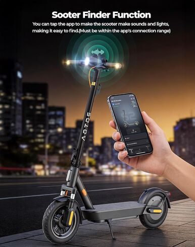 Electric Scooter 44 Miles Long Range, Electric Scooter Adults with 12in Vacuum Tires, Front Suspension, TCS Anti-Slip, 46.8V, Turn Light, APP Control, E Scooter for Commuting, Travel, UL2272 in Saudi Arabia