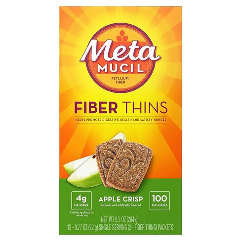 Metamucil Fiber Wafers Apple Crisp 24 Each (Pack of 9) in Saudi Arabia