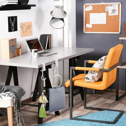 8 قطع من خطافات الطاولة القابلة للتعديل من دلفينوس لحقائب التعليق، لخطافات الظهر المعدنية شديدة التحمل للطاولة والمكتب in Kuwait