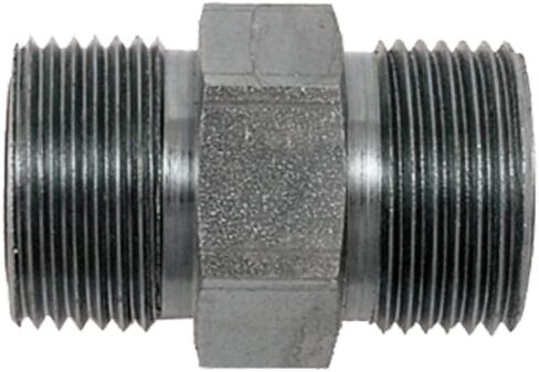 3/8" ORFS Male x 3/8" ORFS Male Tube Union/Joiner Hydraulic Adapter Fitting | FS2403-06-06 in Saudi Arabia