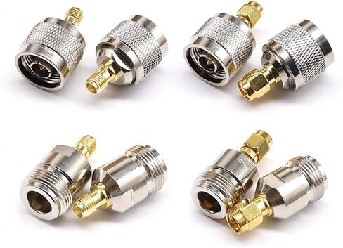 N إلى SMA محول N ذكر إلى SMA ذكر التوصيل أنثى جاك RF موصل 4 نوع 1 قطعة (N-SMA JK 1 قطعة) in Saudi Arabia
