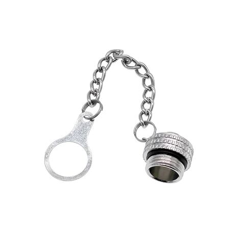 M12 Connector Cover Inner Thread Outer Metal Socket 1Pcs(Metal Outer Cover) in Saudi Arabia