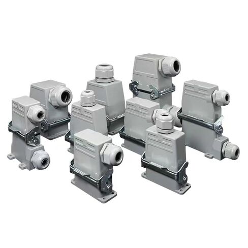Heavy Duty Connector 12 HDC-HA 10/15/16/25/32/50 Pin Aviation Socket 1Pcs(D) in Saudi Arabia