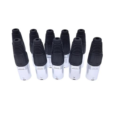 10 قطع 8p8c RJ45 صافي موصل العمل IP65 D لوحة مقابس إيثرنت (10xsilvery) in Kuwait