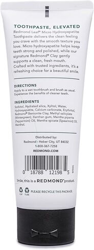 REDMOND Leaf Micro Hydroxyapatite Toothpaste Tube (Wild Mint) in Saudi Arabia