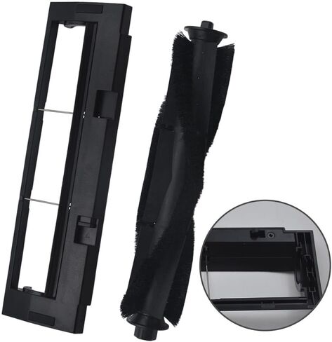 فرشاة دوارة رئيسية لفراغ الروبوت مع غطاء حماية واقٍ لـ Honiture Q6 Pro لـ Airrobo T-10 لجزء استبدال مكنسة Laresar L6 Pro Robot in Kuwait