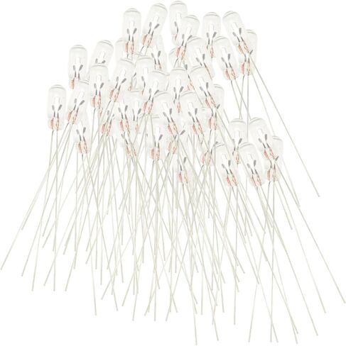 20 Pcs for Miniature lamp 3mm 12V Indicator Bulb Incandescent Filament,3mm Halogen Bulb in Saudi Arabia