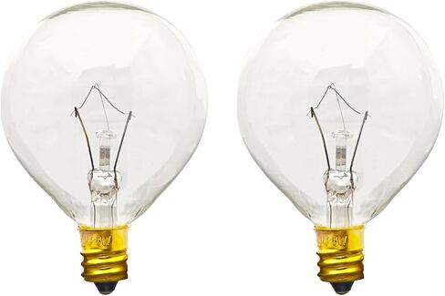 Wax Warmer Bulbs G50 25W E12 Light Bulbs for Full-Size Scentsy Warmers, Candle Warmer Lamp Bulb 2400K 160Lm Warm White in Saudi Arabia