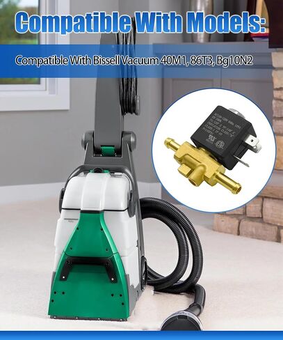 203-7436 2037436 صمام الملف اللولبي للآلة النظيفة يناسب منظفات السجاد التجارية Bissell BigGreen - يناسب 40M1، 86T3، Bg10N2 in Kuwait