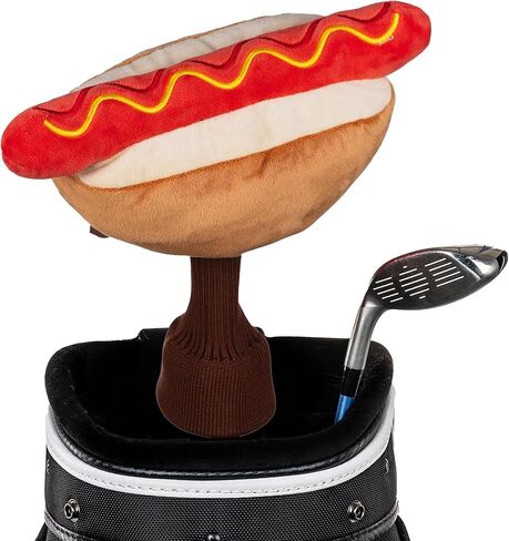 Daphne's Headcovers Hotdog Driver Headcover | Funny Golf Club Covers | Golf Head Covers for Drivers | Stylish Golf Club Head Covers | Golf Driver Covers | Men’s & Women’s Driver Headcover in Kuwait
