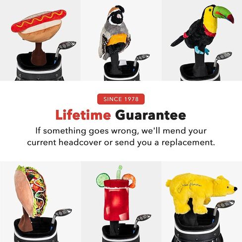 Daphne's Headcovers Hotdog Driver Headcover | Funny Golf Club Covers | Golf Head Covers for Drivers | Stylish Golf Club Head Covers | Golf Driver Covers | Men’s & Women’s Driver Headcover in Kuwait