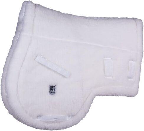 وسادة سرج الحصان من Dura-Tech E-Z View Wither Relief Pin-On Style | تصميم الإغاثة يذبل | صوف صناعي مضاد للحساسية | قاعدة غير قابلة للانزلاق | عرض رقم سهل | إدراج جل متوافق in Kuwait