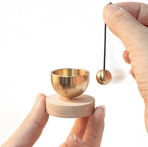 Mini Singing Bowl Set | Beautiful sound and look | Little Tibetan Singing Bowl Set | Easy To Play | Chakra therapy, hand beaten | Creates Beautiful Sound for Healing, Meditation & Relaxation in Saudi Arabia