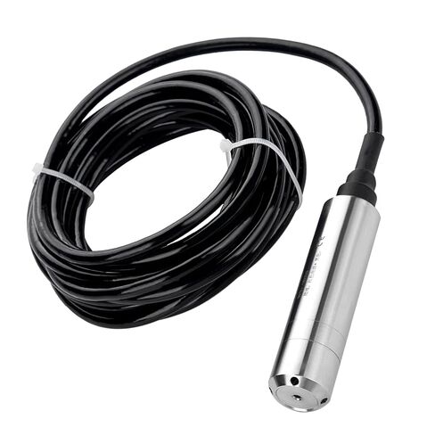 2PCS Water Level Sensor, DC24V 4-20mA Throw in Type Liquid Level Sensor, Liquid Level Transmitter Detecting 0-5m Range Depth in Saudi Arabia