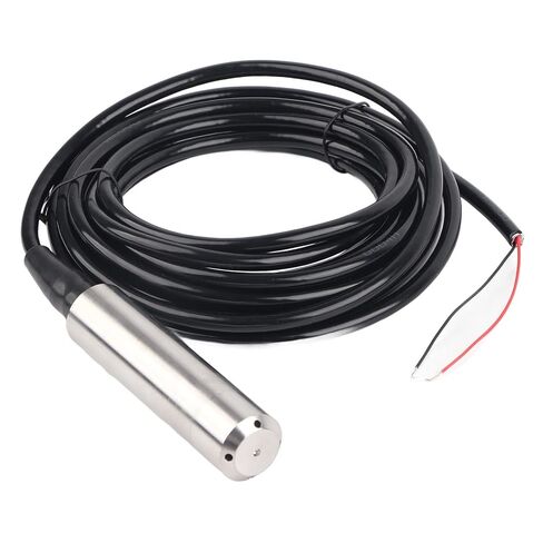 2PCS Water Level Sensor, DC24V 4-20mA Throw in Type Liquid Level Sensor, Liquid Level Transmitter Detecting 0-5m Range Depth in Saudi Arabia