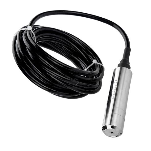 2PCS Water Level Sensor, DC24V 4-20mA Throw in Type Liquid Level Sensor, Liquid Level Transmitter Detecting 0-5m Range Depth in Saudi Arabia